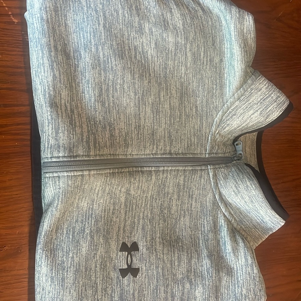 1/4 zip under armor fleece lined sweater